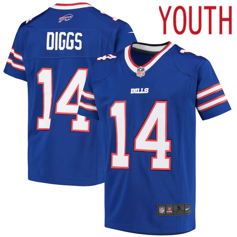 Youth Buffalo Bills #14 Stefon Diggs Nike Royal Game Player NFL Jersey->youth nfl jersey->Youth Jersey